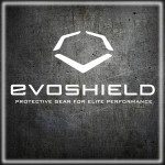 A logo of evoshield, with the words " evoshield protective gear for elite performance ".