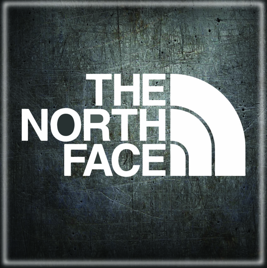 A picture of the north face logo.